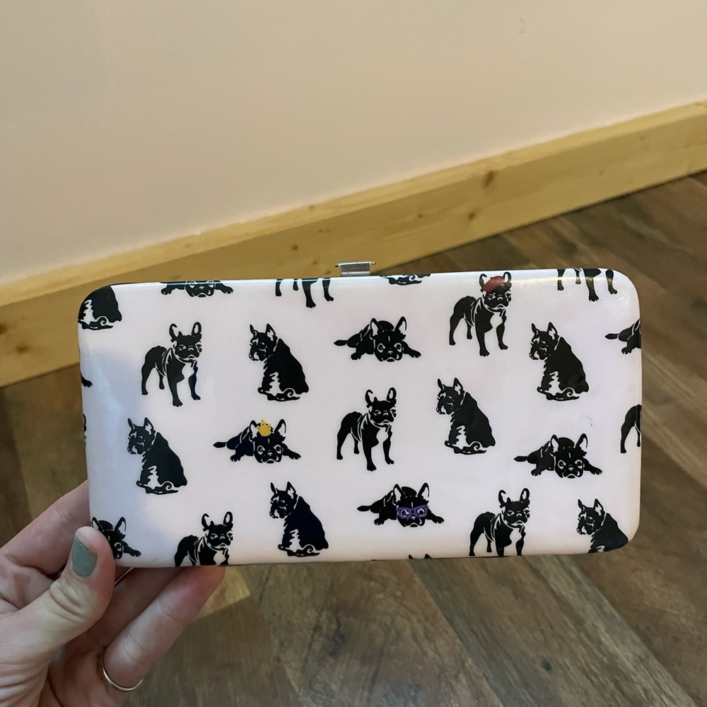 Icing frenchie French bulldog dog novelty wallet